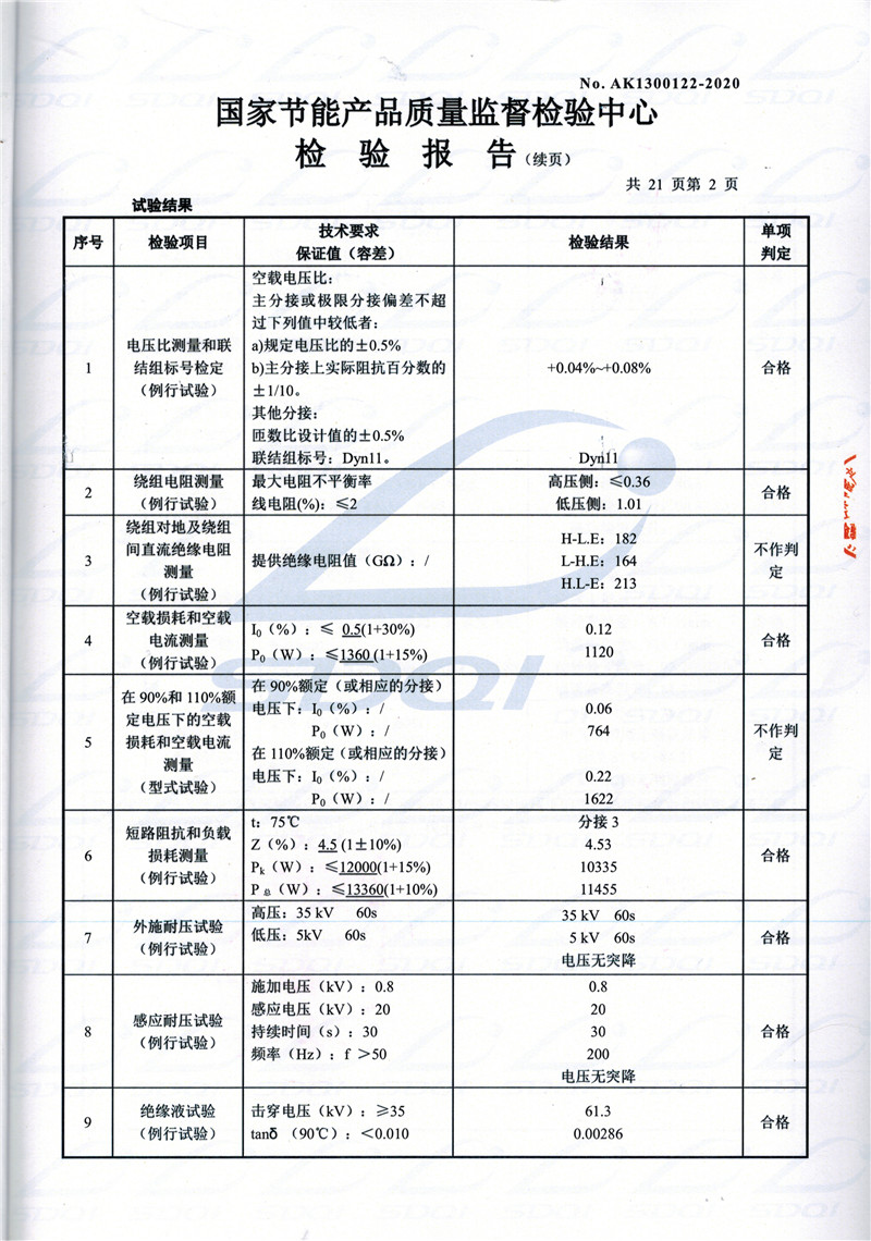 高低压试验报告-S11-1250新疆新疆新疆油浸式变压器-2.jpg